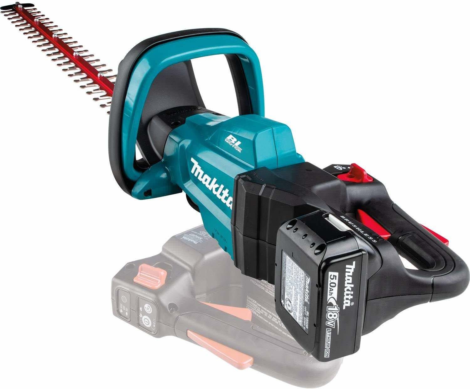 Makita XHU07T 18V LXT Lithium-Ion Brushless Cordless 24" Hedge Trimmer Kit (5.0Ah)