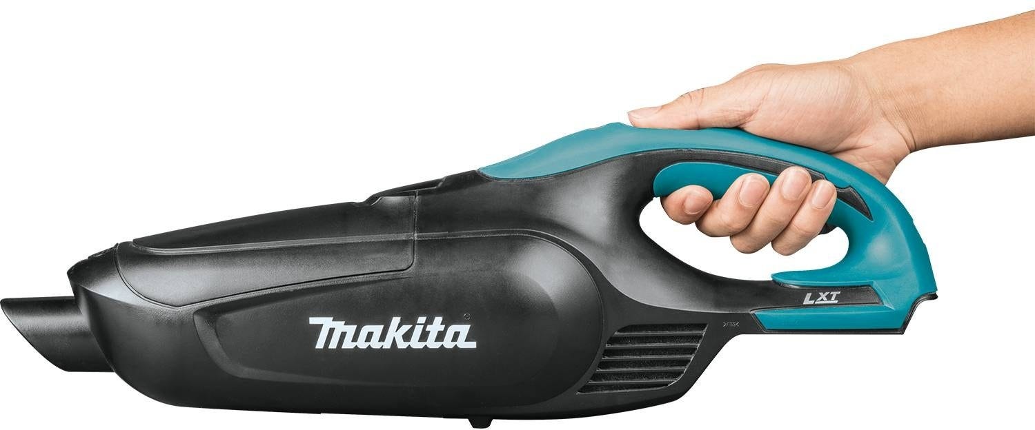Makita XLC01ZB 18V LXT Lithium-ion Cordless 2-Speed Compact Stick Vacuum, w/ Push Button, Tool Only