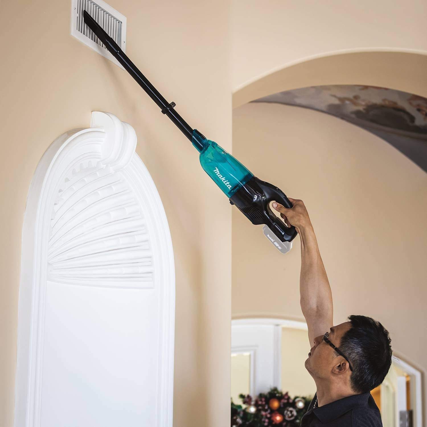 Makita XLC03ZBX4 18V LXT Lithium-Ion Brushless Compact Cordless Vacuum, Trigger w/ Lock, Tool Only