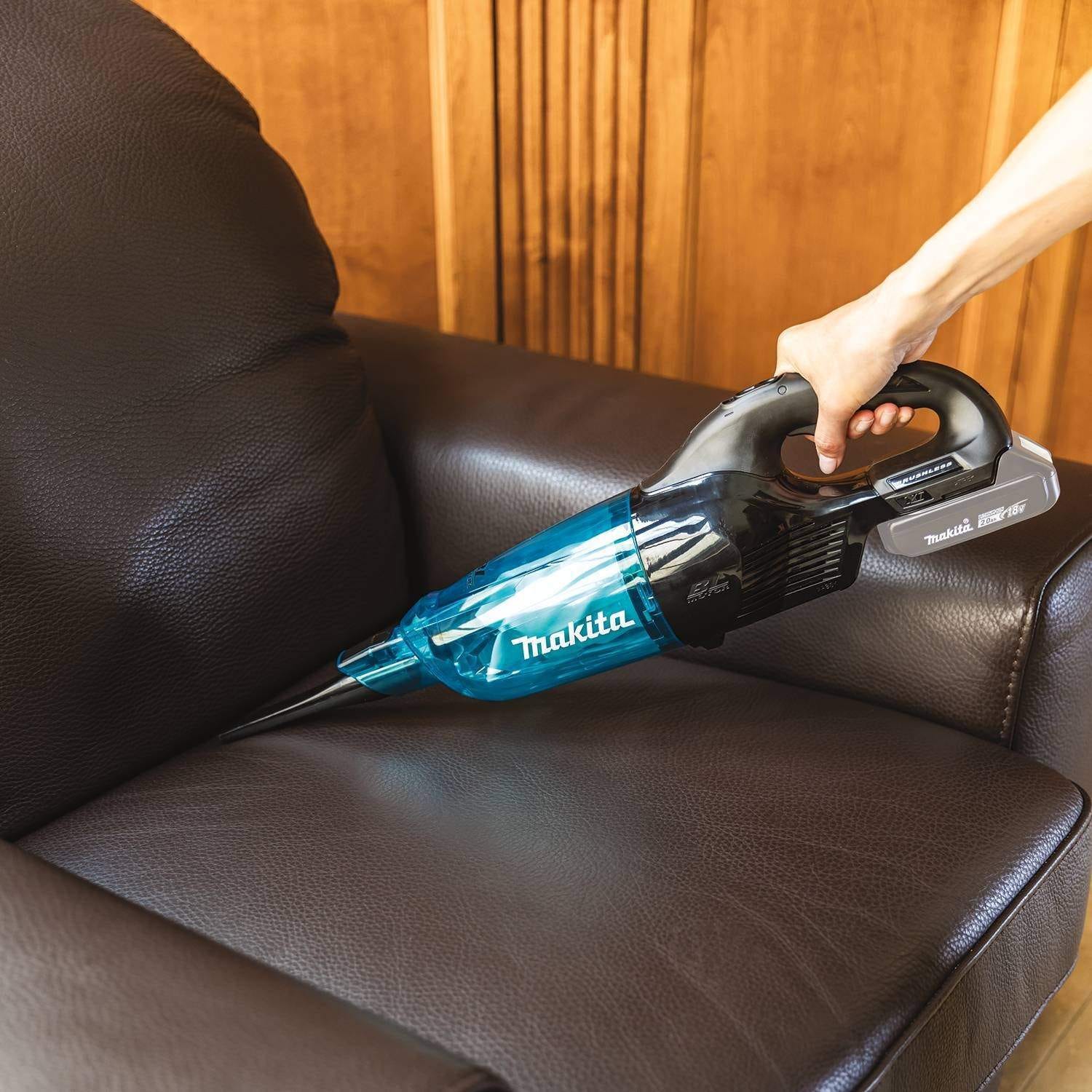 Makita XLC03ZBX4 18V LXT Lithium-Ion Brushless Compact Cordless Vacuum, Trigger w/ Lock, Tool Only