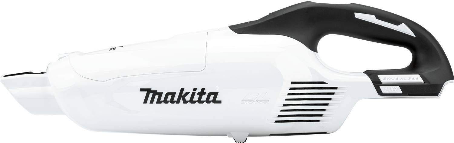 Makita XLC05ZWX4 18V LXT Brushless Cordless 3-Speed Vacuum, w/ Push Button and Dust Bag, Tool Only