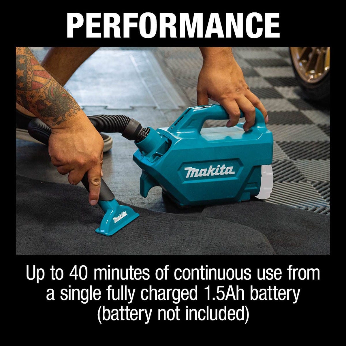 Makita XLC07Z 18V LXT Lithium-Ion Handheld Canister Vacuum, Tool Only