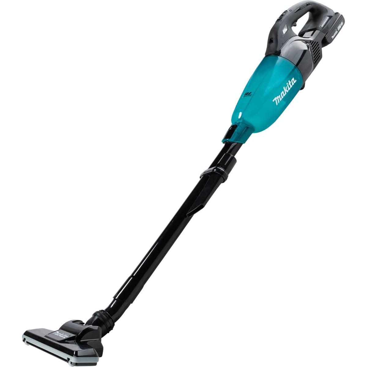 Makita XLC08R1B 18V LXT Lithium-ion Brushless Cordless Compact Stick Vacuum Kit, Trigger w/ Lock (2.0Ah)