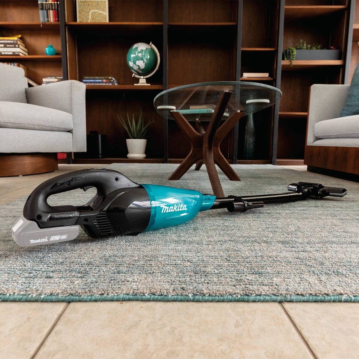 Makita XLC08ZB 18V LXT Lithium-ion Compact Brushless Cordless Vacuum, Trigger w/ Lock (Tool Only)