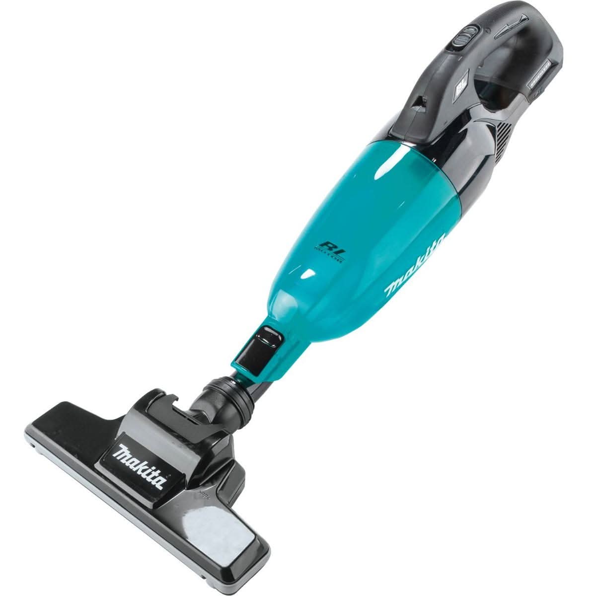 Makita XLC08R1B 18V LXT Lithium-ion Brushless Cordless Compact Stick Vacuum Kit, Trigger w/ Lock (2.0Ah)