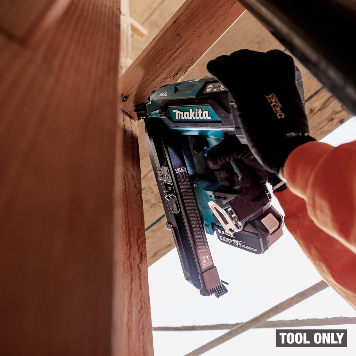 Makita XNB03Z 18V LXT Cordless 21-Degree Full Round Head 3-1/2-in. Framing Nailer, Tool Only