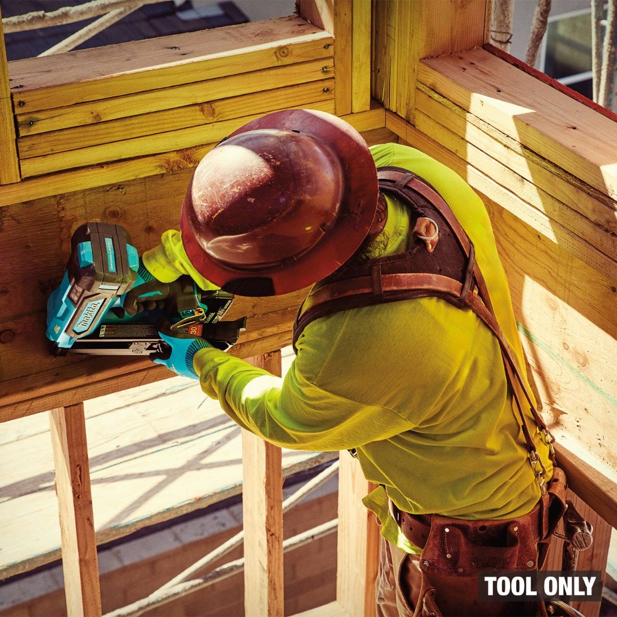Makita XNB07Z 18V LXT Cordless 30-Degree Clipped Head 3-1/2-in. Framing Nailer, Tool Only