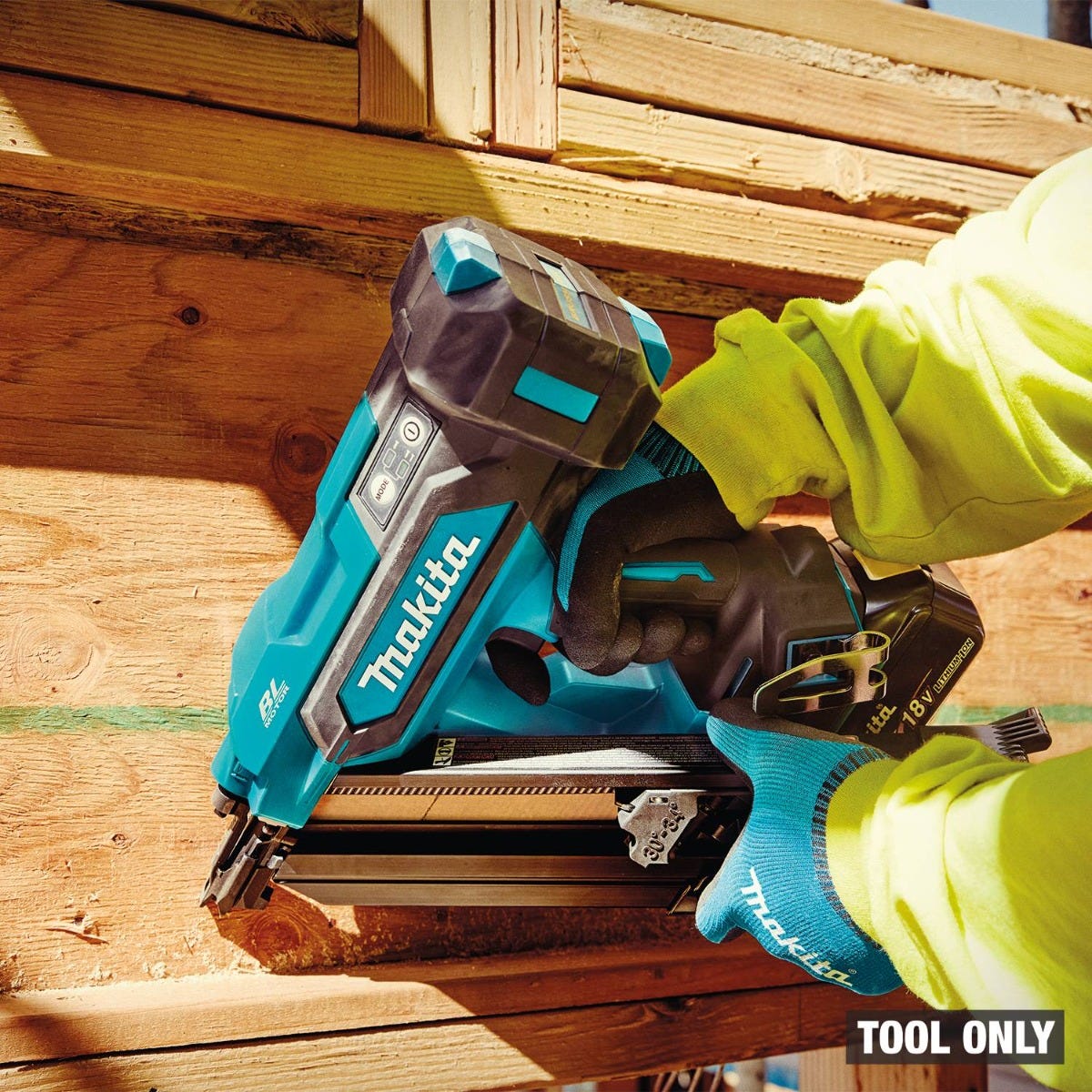 Makita XNB07Z 18V LXT Cordless 30-Degree Clipped Head 3-1/2-in. Framing Nailer, Tool Only