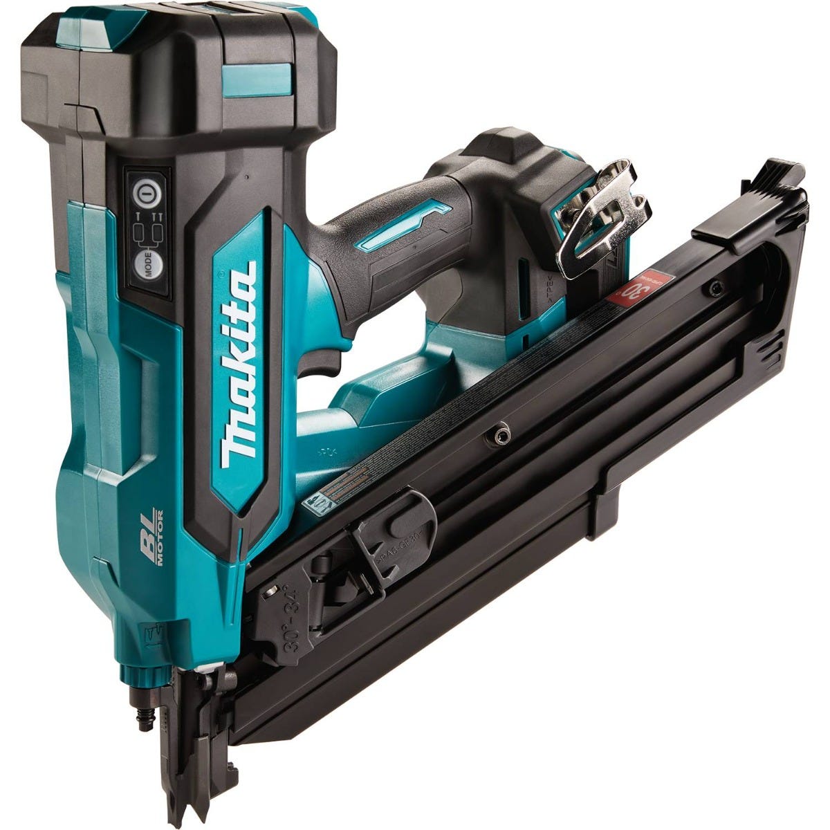 Makita XNB07Z 18V LXT Cordless 30-Degree Clipped Head 3-1/2-in. Framing Nailer, Tool Only