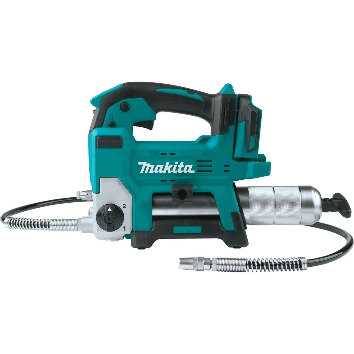 Makita 18V LXT Brushless Cordless 4-1/2 / 5" Cut-Off/Angle Grinder and Grease Gun Kit (Bare Tools)