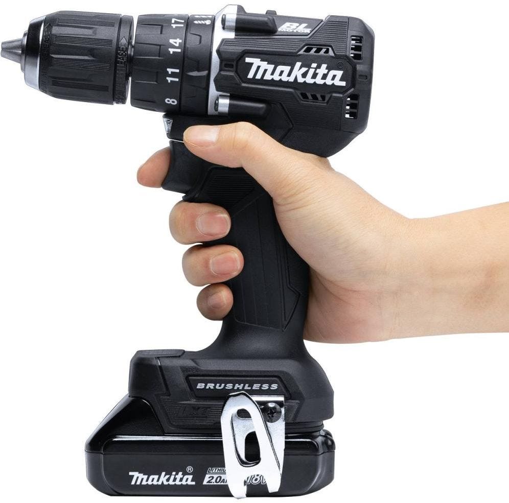 Makita XPH15RB 18V LXT Lithium-Ion Sub-Compact Brushless Cordless 1/2" Hammer Driver-Drill Kit (2.0Ah)