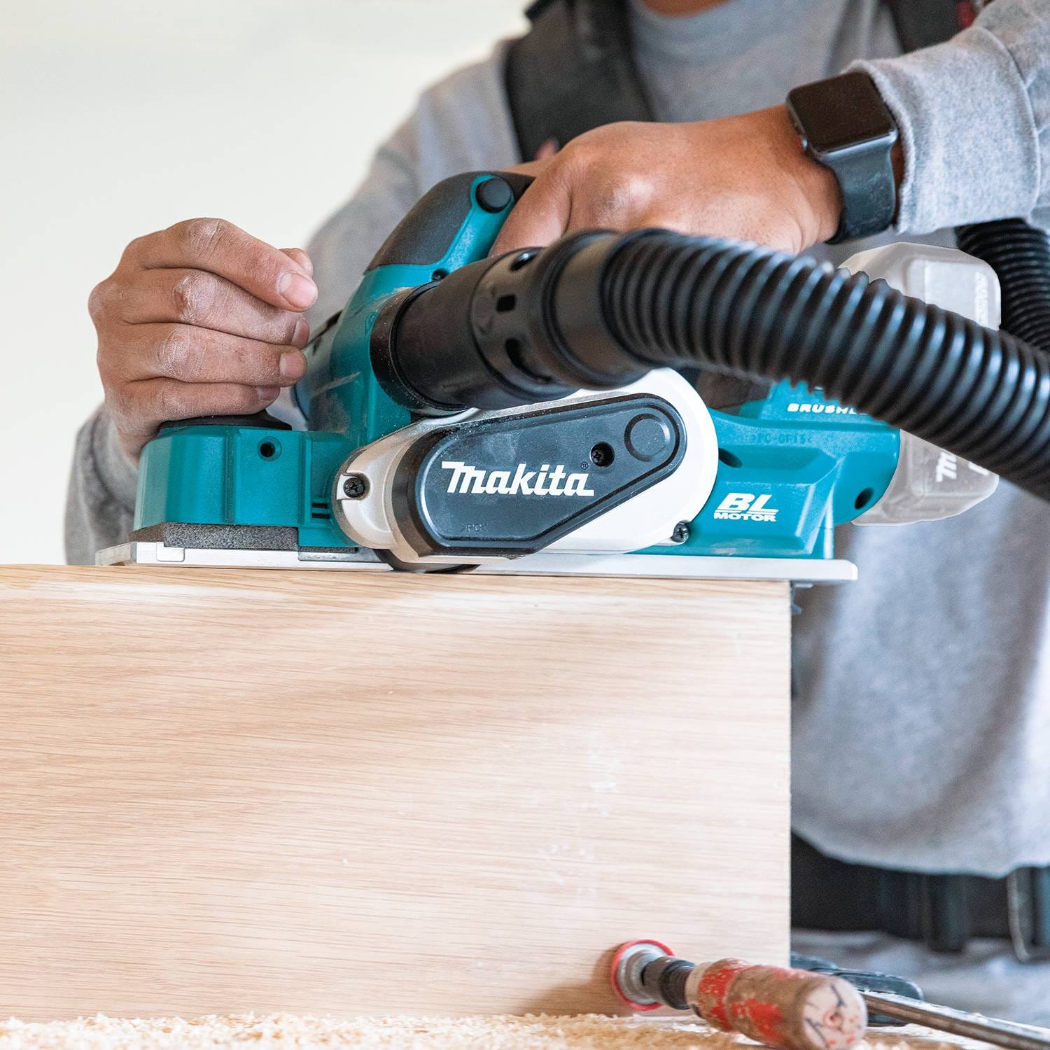 Makita XPK02Z 18V LXT Lithium-Ion Brushless Cordless 3-1/4" Planer, AWS Capable, Tool Only