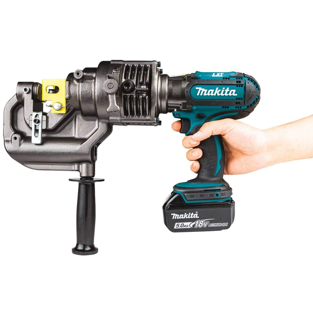 Makita XPP01T1K 18V LXT Lithium-Ion Cordless 5/16" Metal Hole Puncher Kit (5.0Ah)
