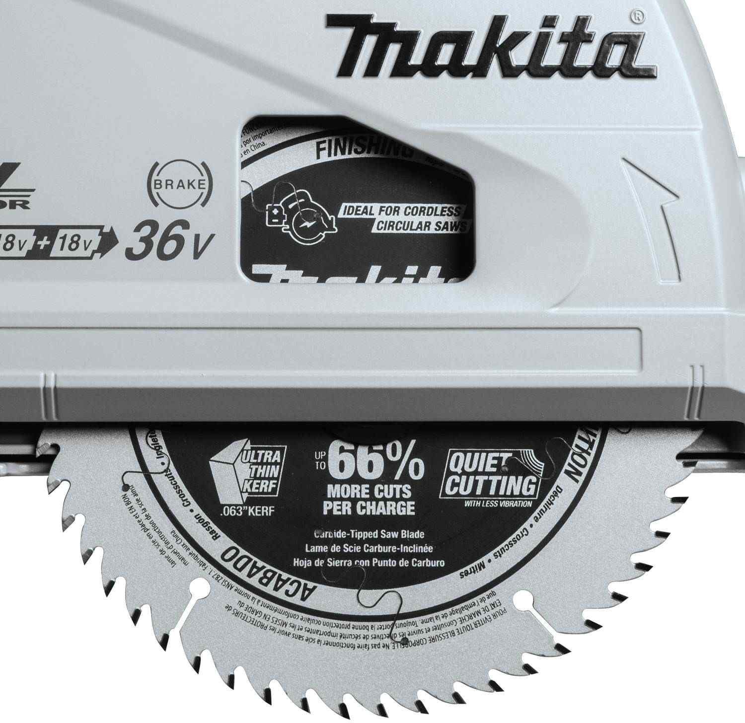 Makita XPS01Z 36V (18V X2) LXT Brushless 6-1/2" Plunge Circular Saw, Tool Only