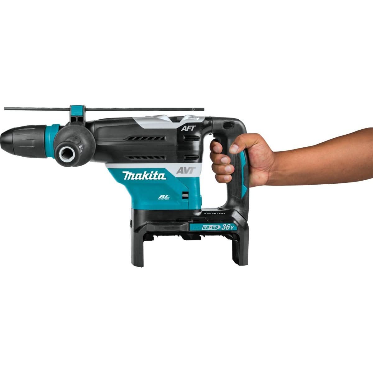 Makita XRH07ZKUN 36V (18V X2) LXT Brushless 1-9/16" SDS-MAX Advanced AVT Rotary Hammer, AFT, AWS, Tool Only