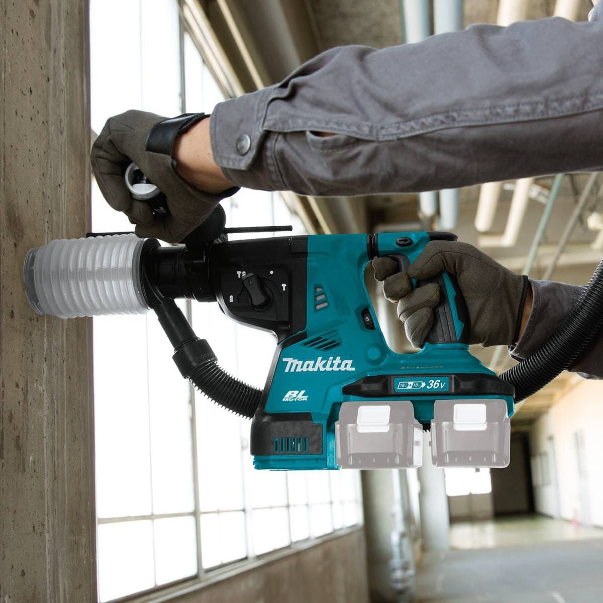 Makita XRH08Z 36V (18V X2) LXT Brushless 1-1/8" SDS-PLUS AVT Rotary Hammer, Tool Only