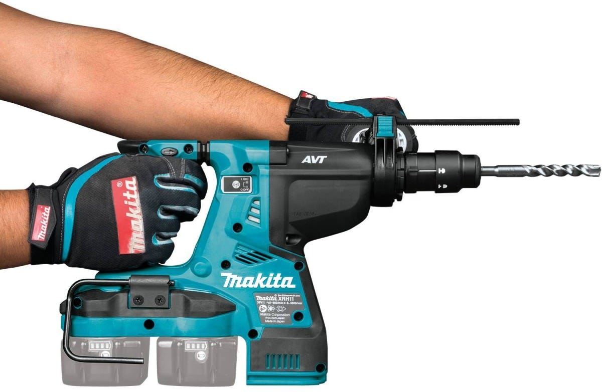 Makita XRH11Z 18V X2 LXT (36V) Brushless 1-1/8 In. AVT SDS-Plus Rotary Hammer, AWS, Tool Only