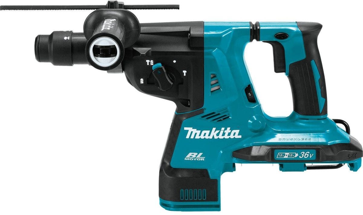 Makita XRH11Z 18V X2 LXT (36V) Brushless 1-1/8 In. AVT SDS-Plus Rotary Hammer, AWS, Tool Only