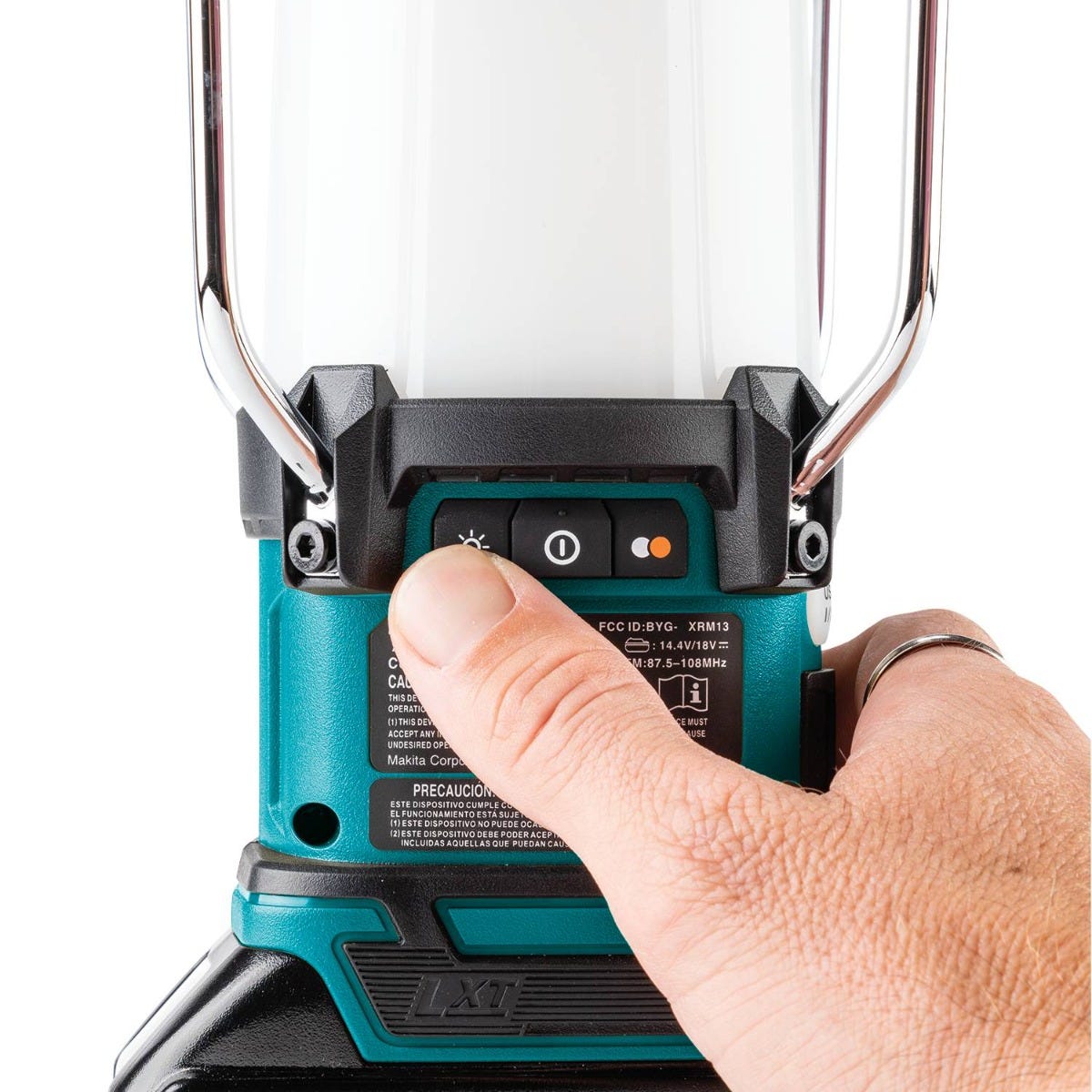 Makita XRM13 18V LXT Cordless Bluetooth Radio and LED Lantern, Tool Only