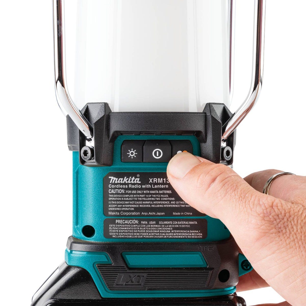 Makita XRM13 18V LXT Cordless Bluetooth Radio and LED Lantern, Tool Only