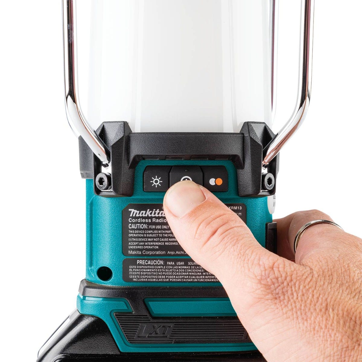 Makita XRM13 18V LXT Cordless Bluetooth Radio and LED Lantern, Tool Only