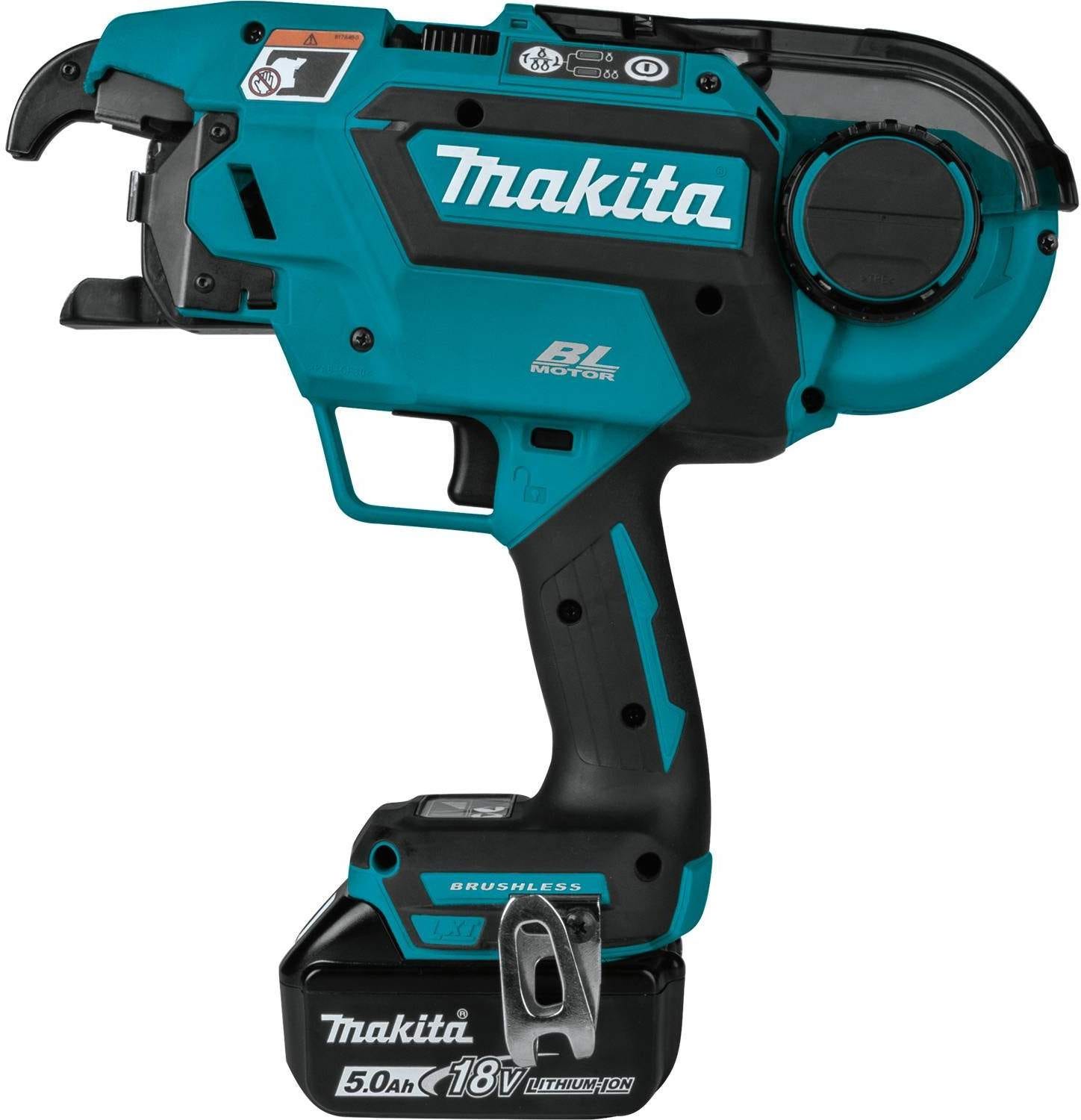 Makita XRT01TK 18V LXT Lithium-Ion Brushless Cordless Rebar Tying Tool Kit (5.0Ah)