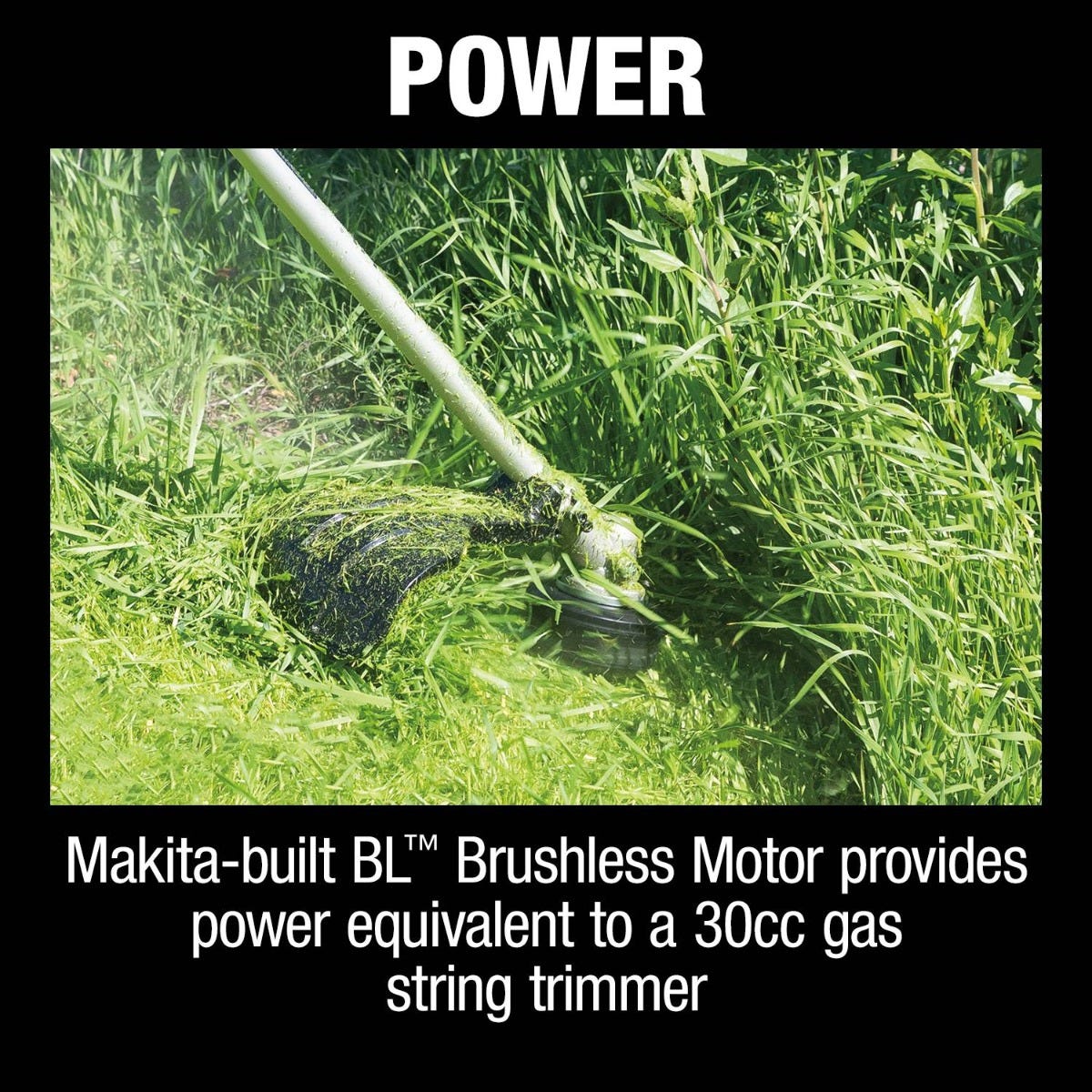 Makita XRU18Z 36V (18V X2) LXT Brushless String Trimmer, Tool Only