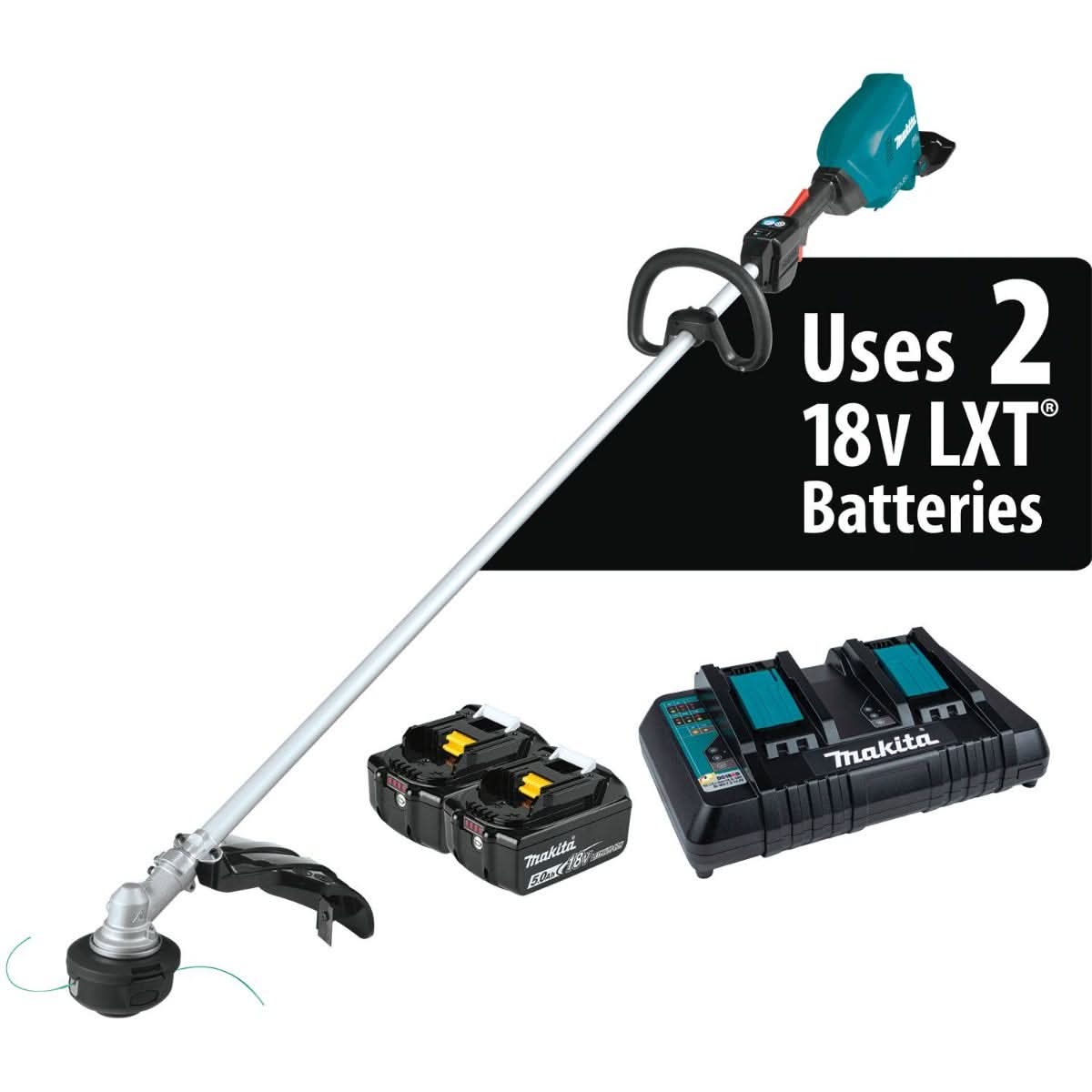 Makita XRU18PT 36V (18V X2) LXT Brushless String Trimmer Kit (5.0Ah)