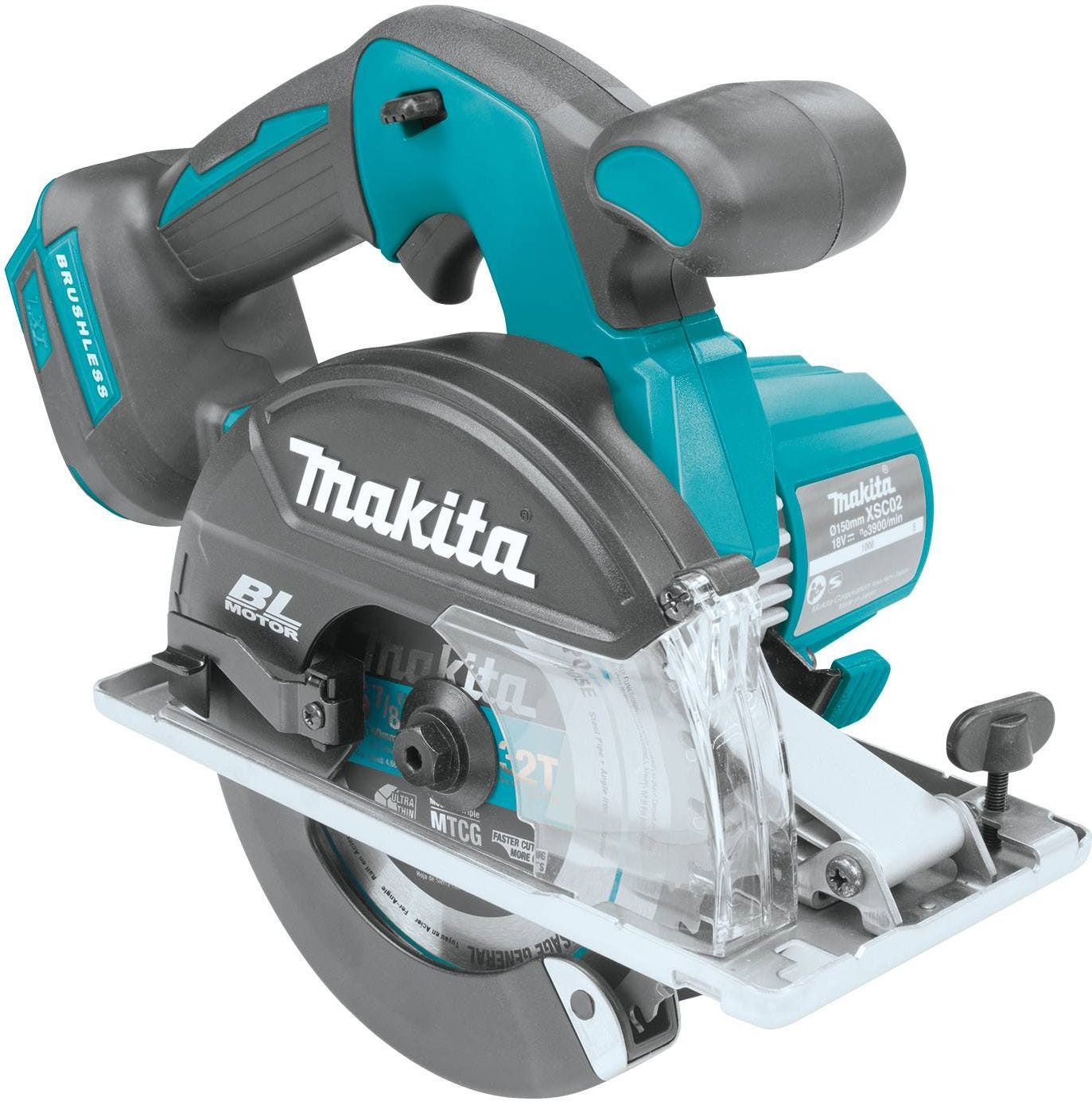 Makita XSC02Z 18V LXT Lithium-Ion Brushless Cordless 5-7/8" Metal Cutting Saw, Tool Only