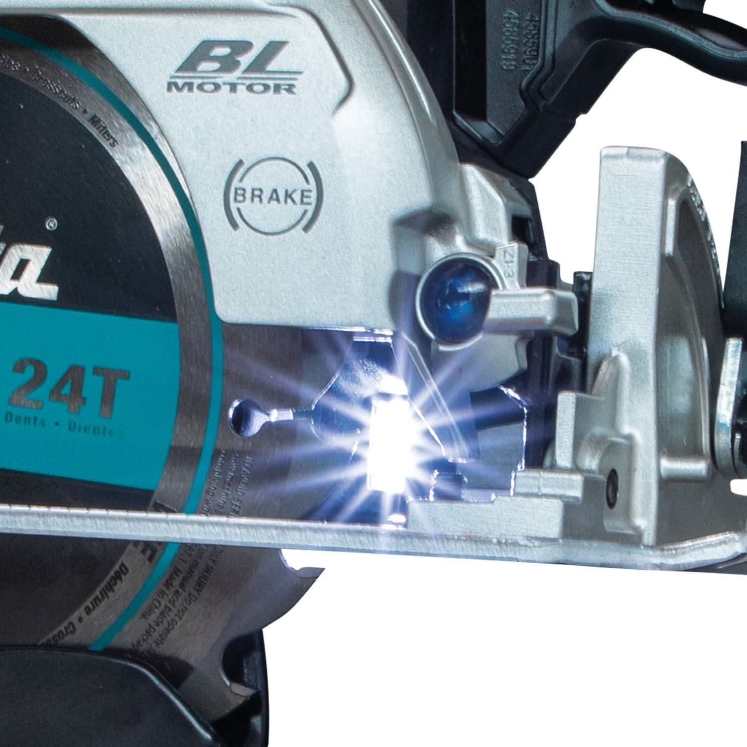 Makita 18V LXT Sub-Compact Brushless 6-1/2" Circular Saw w/ 18V LXT 3/8" Angle Drill & 18V LXT 5.0Ah Battery