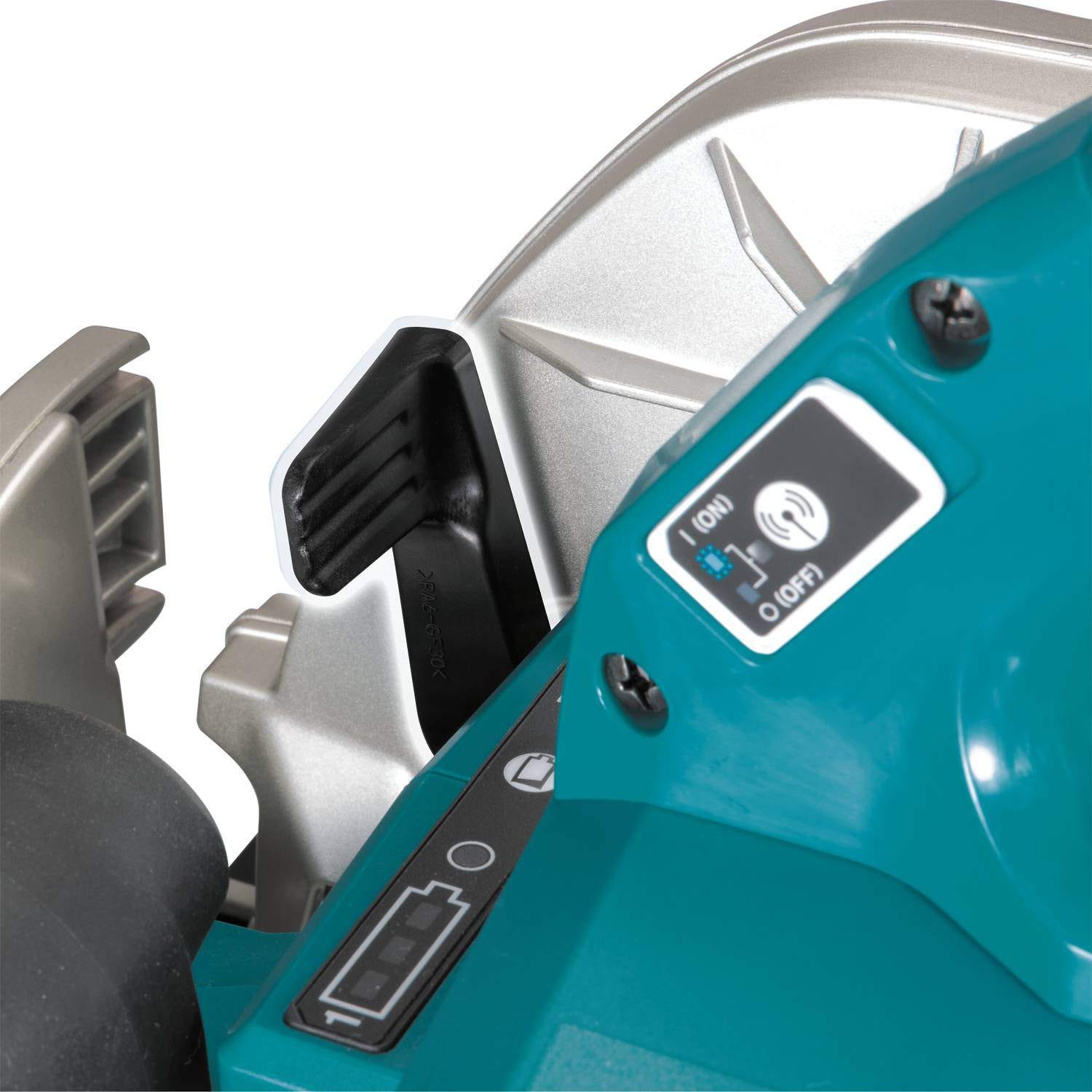 Makita XSH10Z 36V (18V X2) LXT Brushless 9-1/4" Circular Saw with Guide Rail Compatible Base, AWS Capable, Tool Only