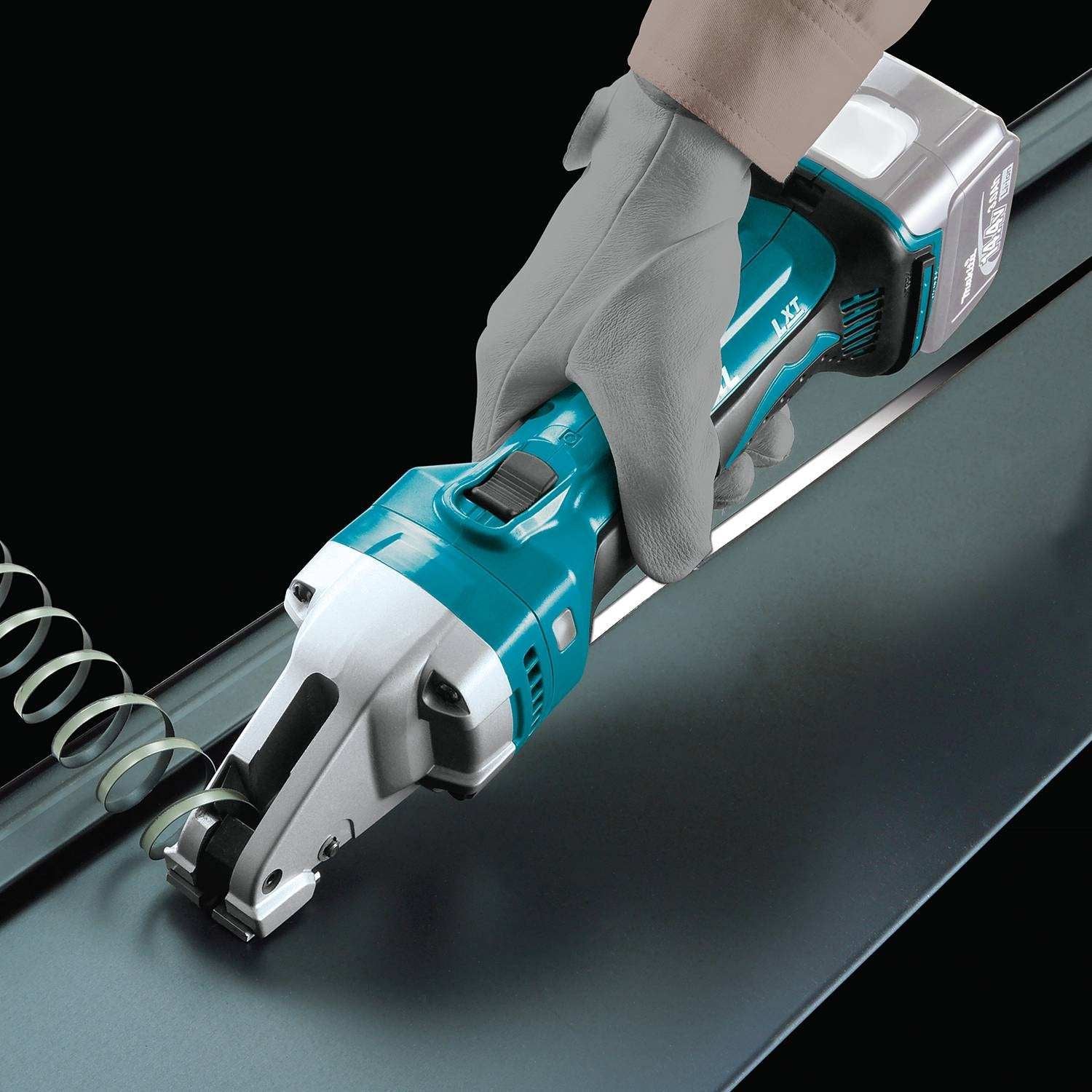 Makita XSJ02Z 18V LXT Lithium-Ion Cordless 16 Gauge Compact Straight Shear, Tool Only