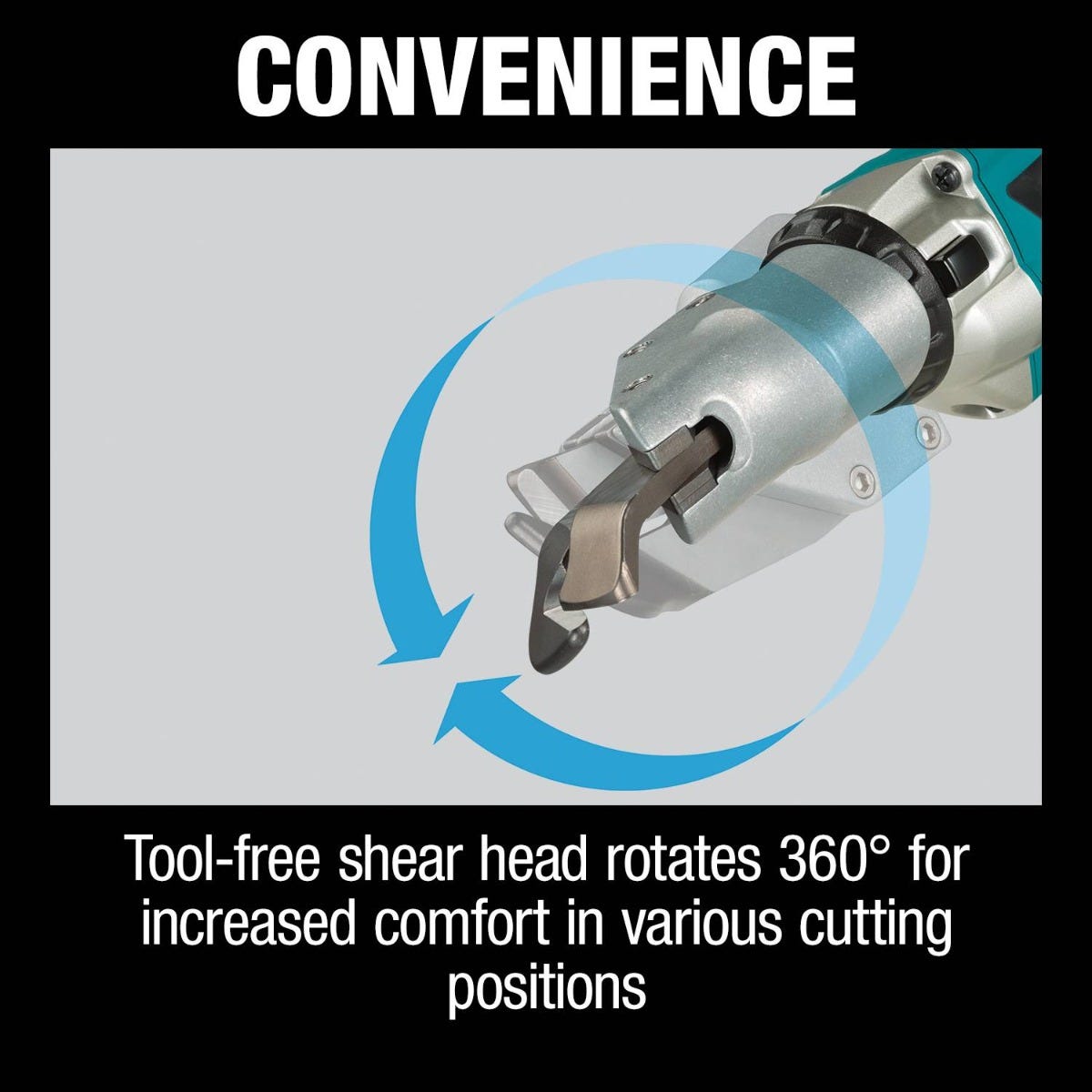 Makita XSJ04Z 18V LXT Lithium-Ion Brushless Cordless 18 Gauge Offset Shear, Tool Only
