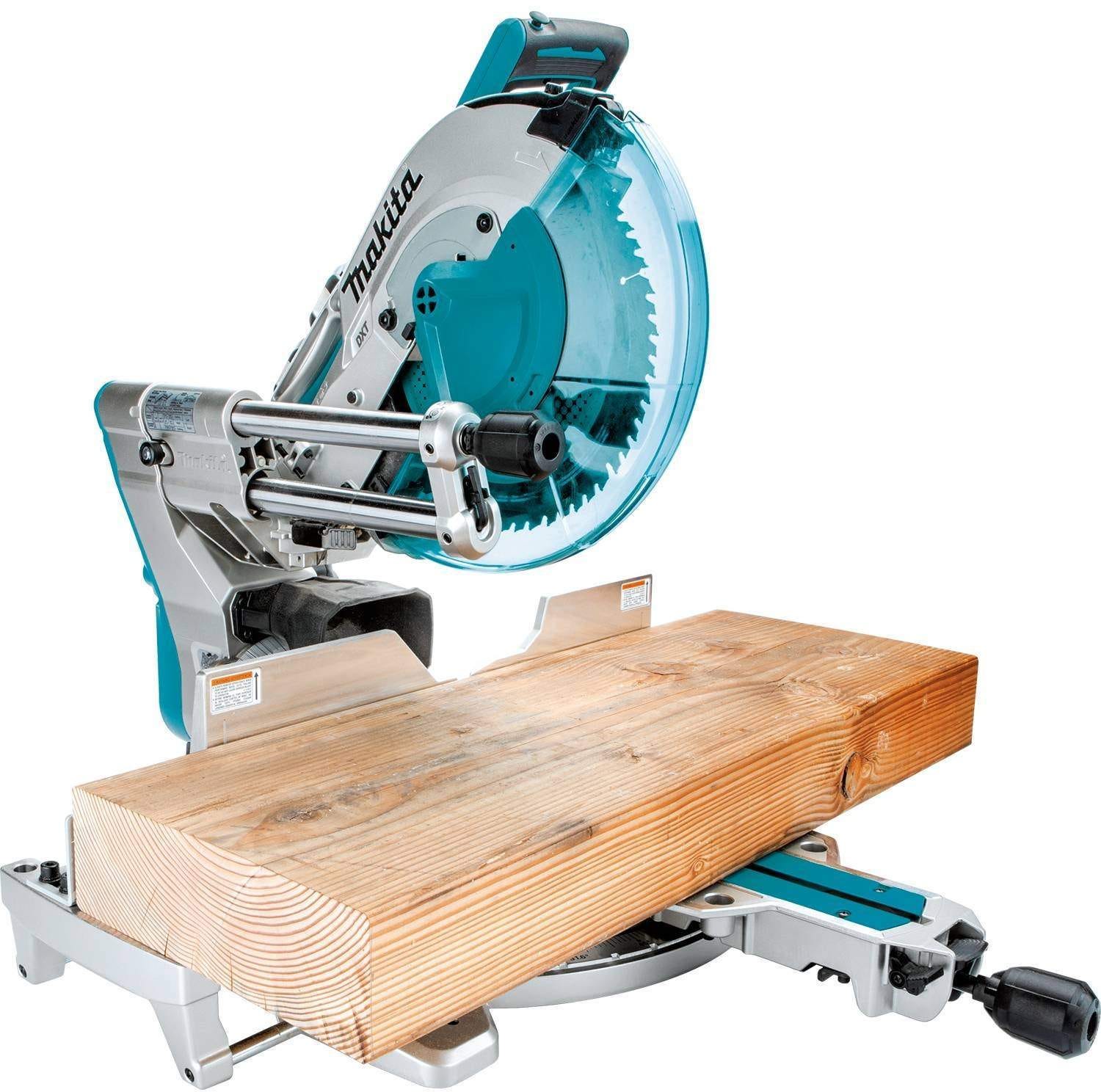 Makita XSL07PT 36V (18V X2) LXT Brushless 12" Dual-Bevel Sliding Compound Miter Saw with Laser Kit (5.0Ah)