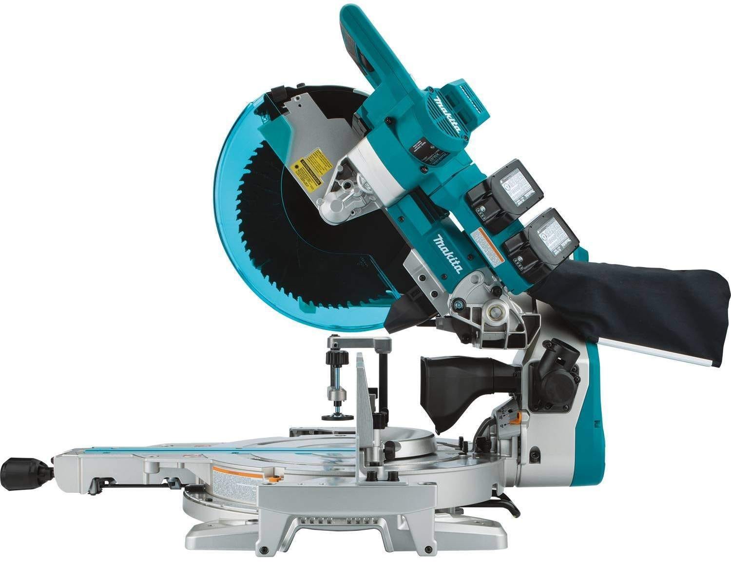 Makita XSL07PT 36V (18V X2) LXT Brushless 12" Dual-Bevel Sliding Compound Miter Saw with Laser Kit (5.0Ah)