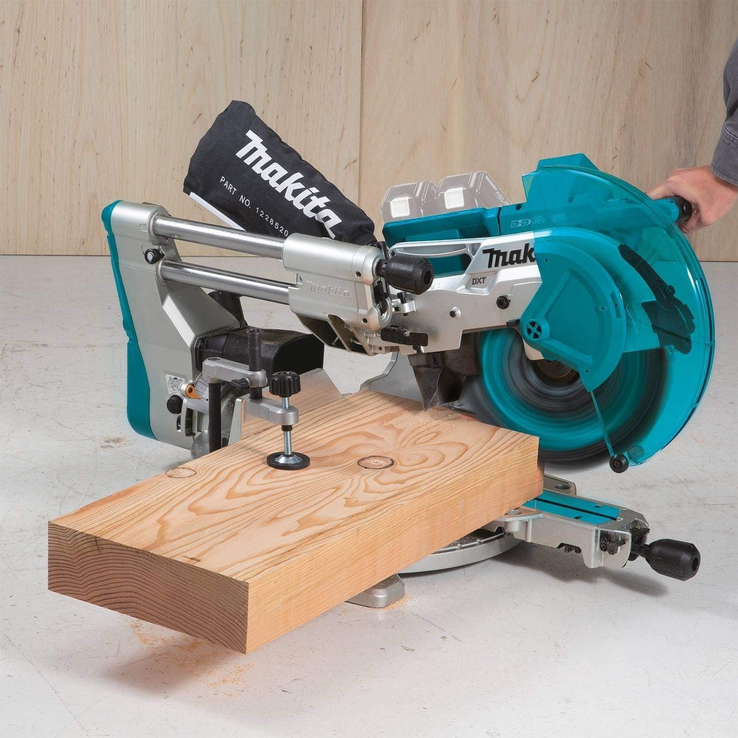 Makita XSL07Z 36V (18V X2) LXT Brushless 12" Dual-Bevel Sliding Compound Miter Saw with Laser, Tool Only