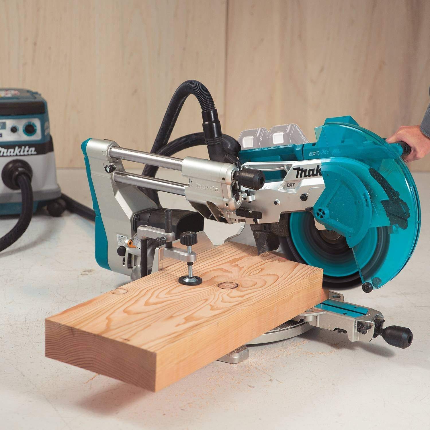 Makita XSL07Z 36V (18V X2) LXT Brushless 12" Dual-Bevel Sliding Compound Miter Saw with Laser, Tool Only