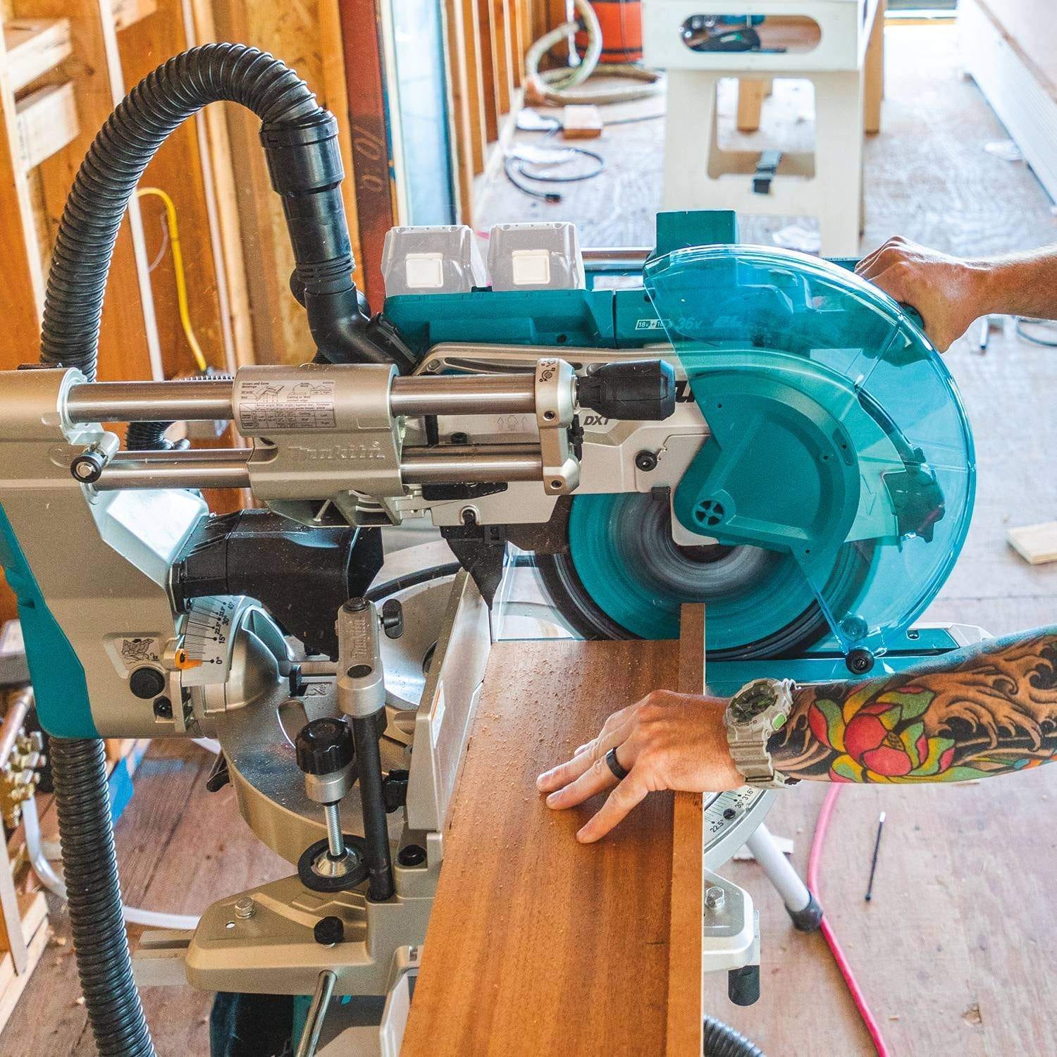 Makita XSL07Z 36V (18V X2) LXT Brushless 12" Dual-Bevel Sliding Compound Miter Saw with Laser, Tool Only