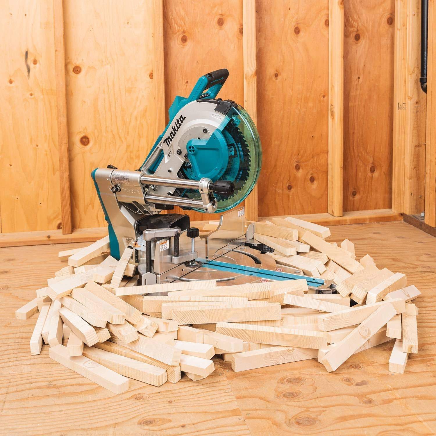 Makita XSL07Z 36V (18V X2) LXT Brushless 12" Dual-Bevel Sliding Compound Miter Saw with Laser, Tool Only
