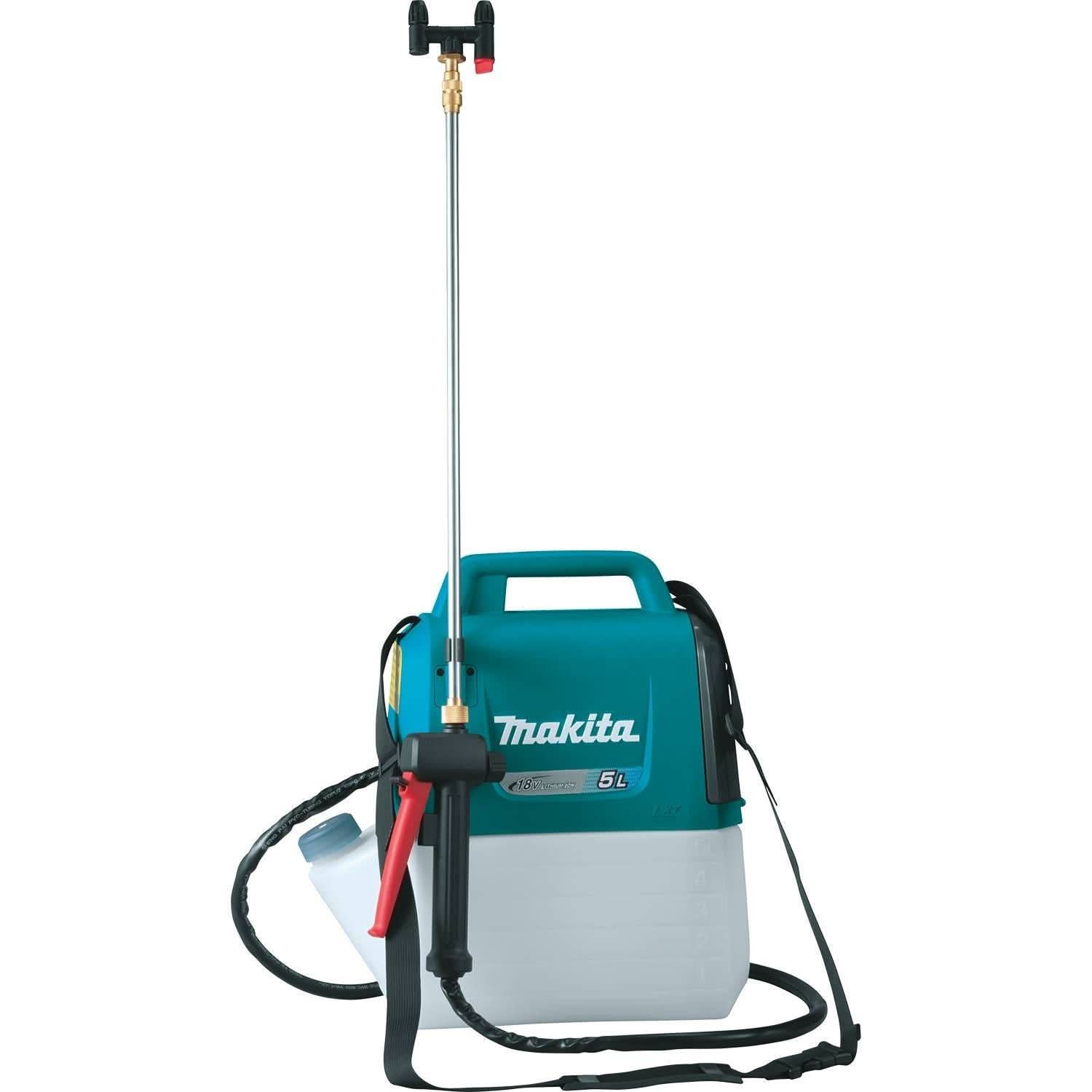 Makita 18V LXT 1.3 Gal. Sprayer w/ 18V LXT / 12V max CXT Bluetooth Radio & 18V LXT 5.0Ah Battery