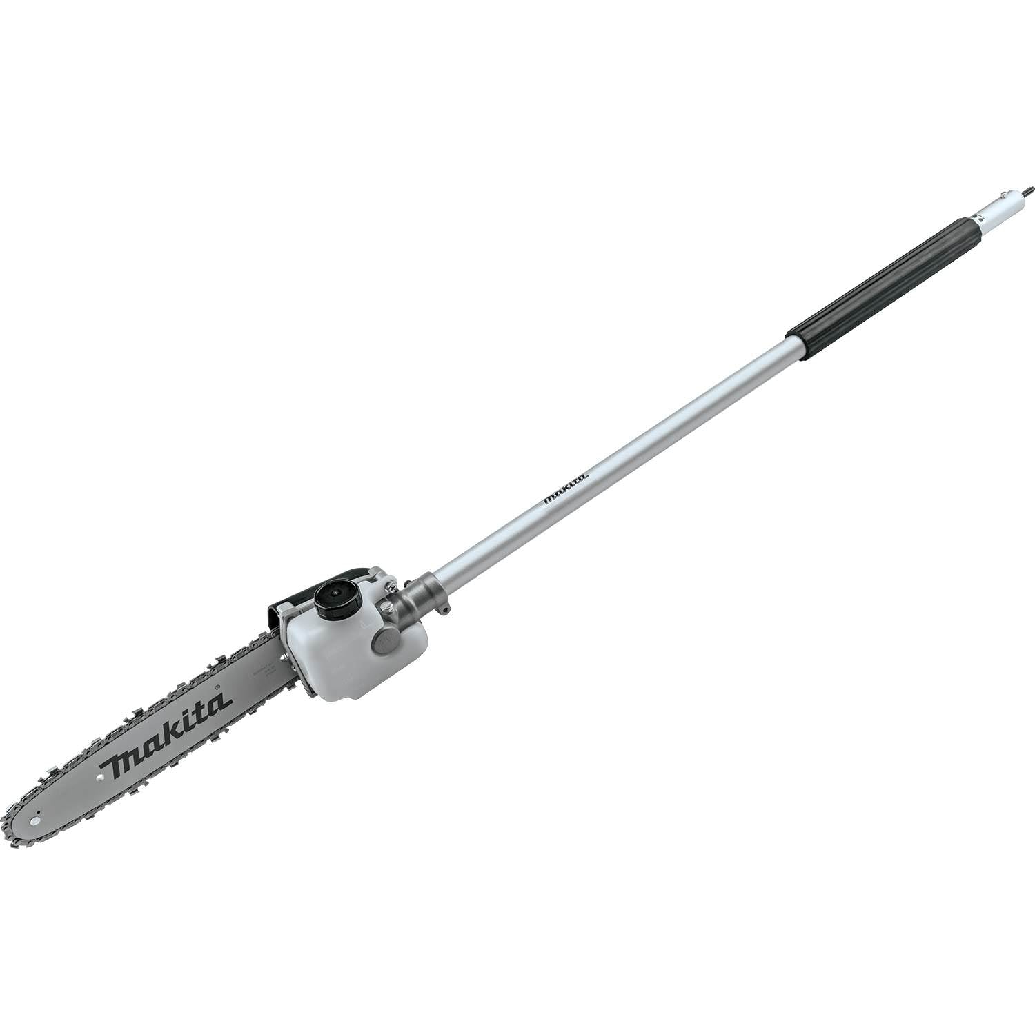 Makita XUX02SM1X4 18V LXT Brushless Couple Shaft Power Head 4.0Ah Kit With 13-Inch String Trimmer & 10-Inch Pole Saw Attachments