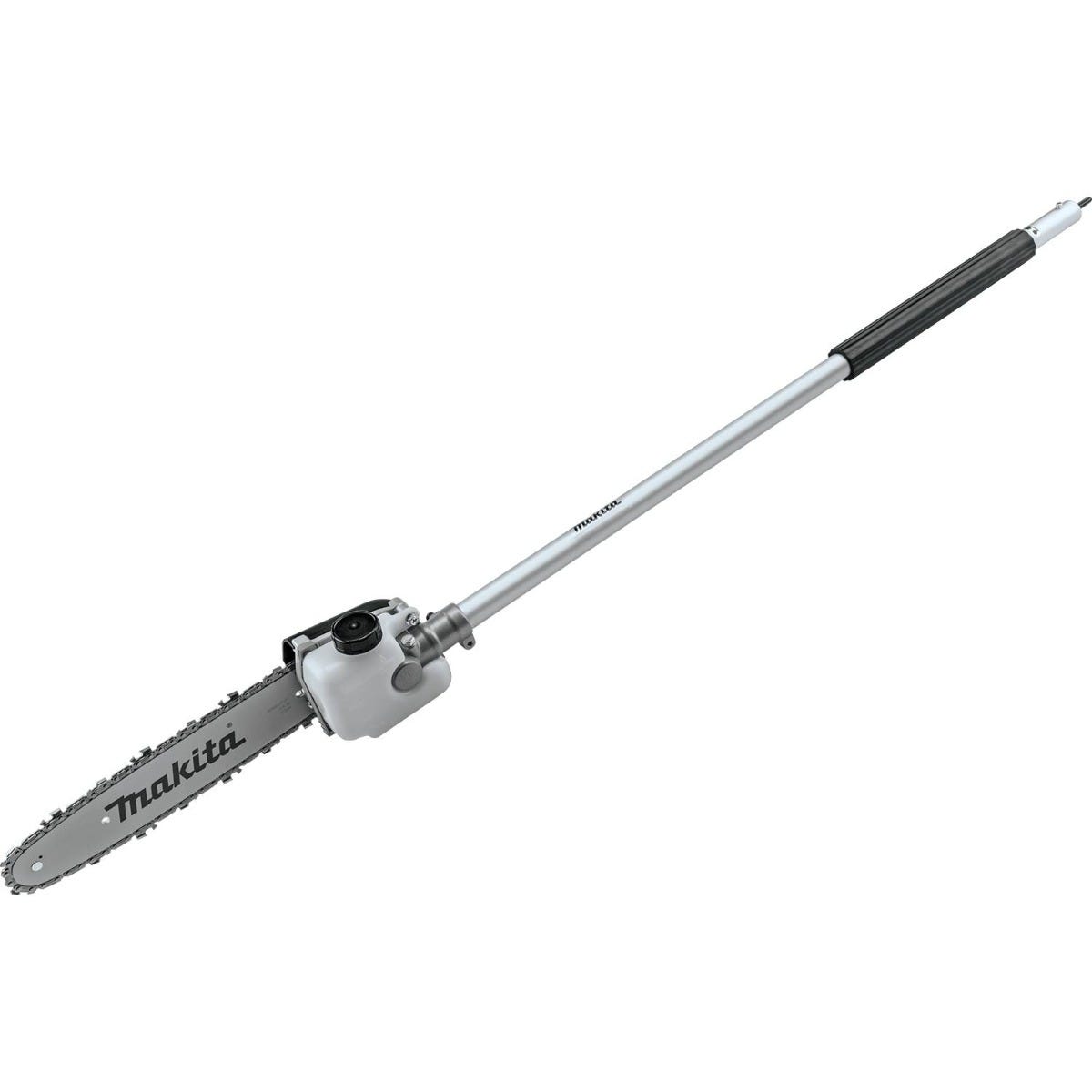 Makita XUX02SM1X5 18V LXT Brushless Couple Shaft Power Head Kit w/ String Trimmer, Pole Saw & Articulating Hedge Trimmer Attachments (4.0Ah)