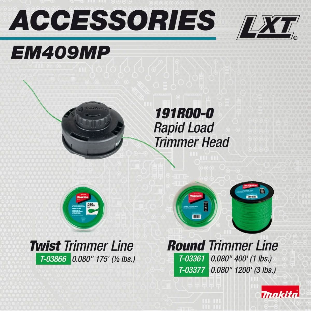 Makita XUX02SM1X6 18V LXT Brushless Couple Shaft Power Head Kit w/ String Trimmer, Pole Saw, Art. Hedge Trimmer & Blower Attachments (4.0Ah)