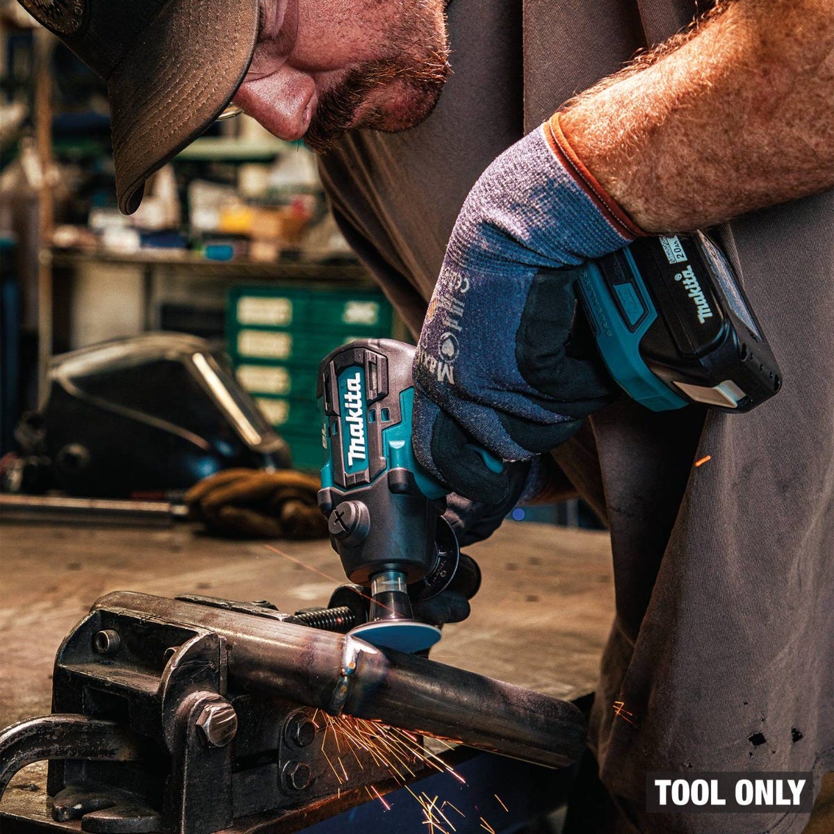 Makita XVP01Z 18V LXT Brushless Cordless 3-in. Polisher / 2-in. Sander, Tool Only