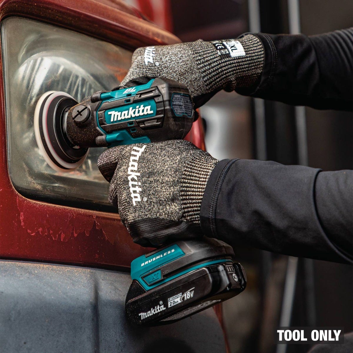 Makita XVP01Z 18V LXT Brushless Cordless 3-in. Polisher / 2-in. Sander, Tool Only