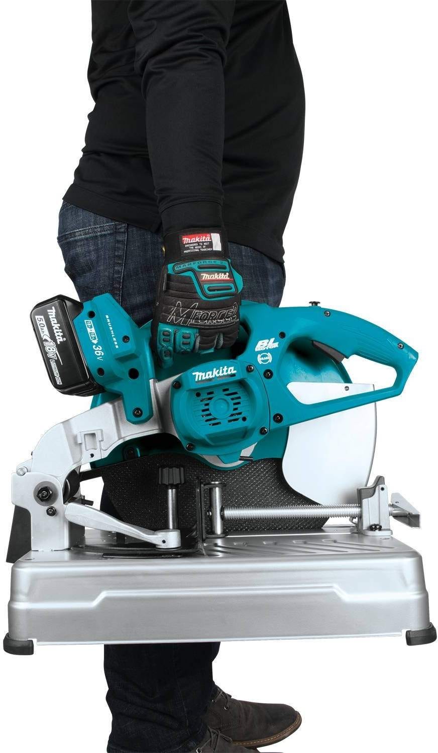Makita XWL01PT 36V (18V X2) LXT Brushless 14" Cut-Off Saw Kit (5.0Ah)