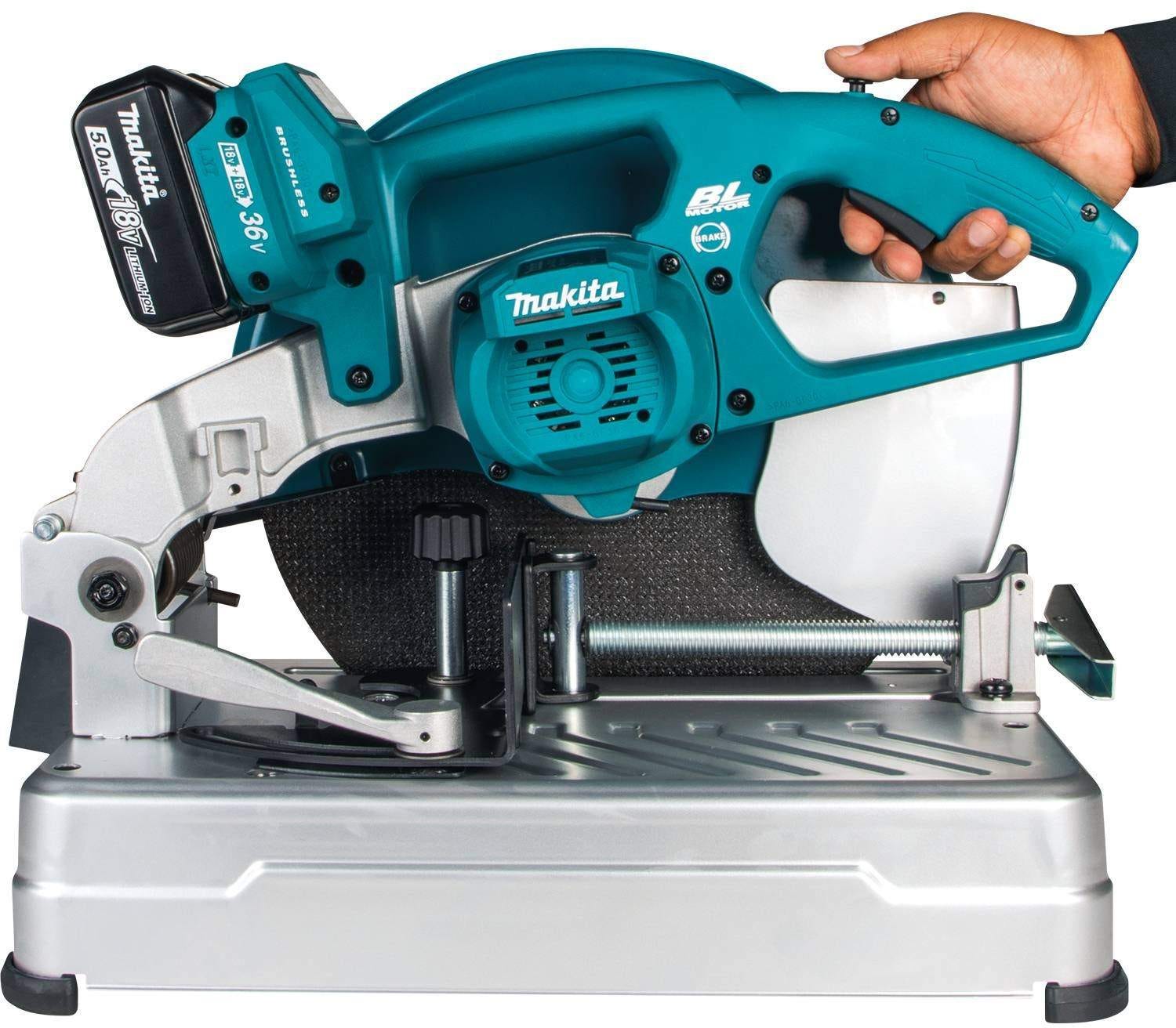 Makita XWL01PT 36V (18V X2) LXT Brushless 14" Cut-Off Saw Kit (5.0Ah)