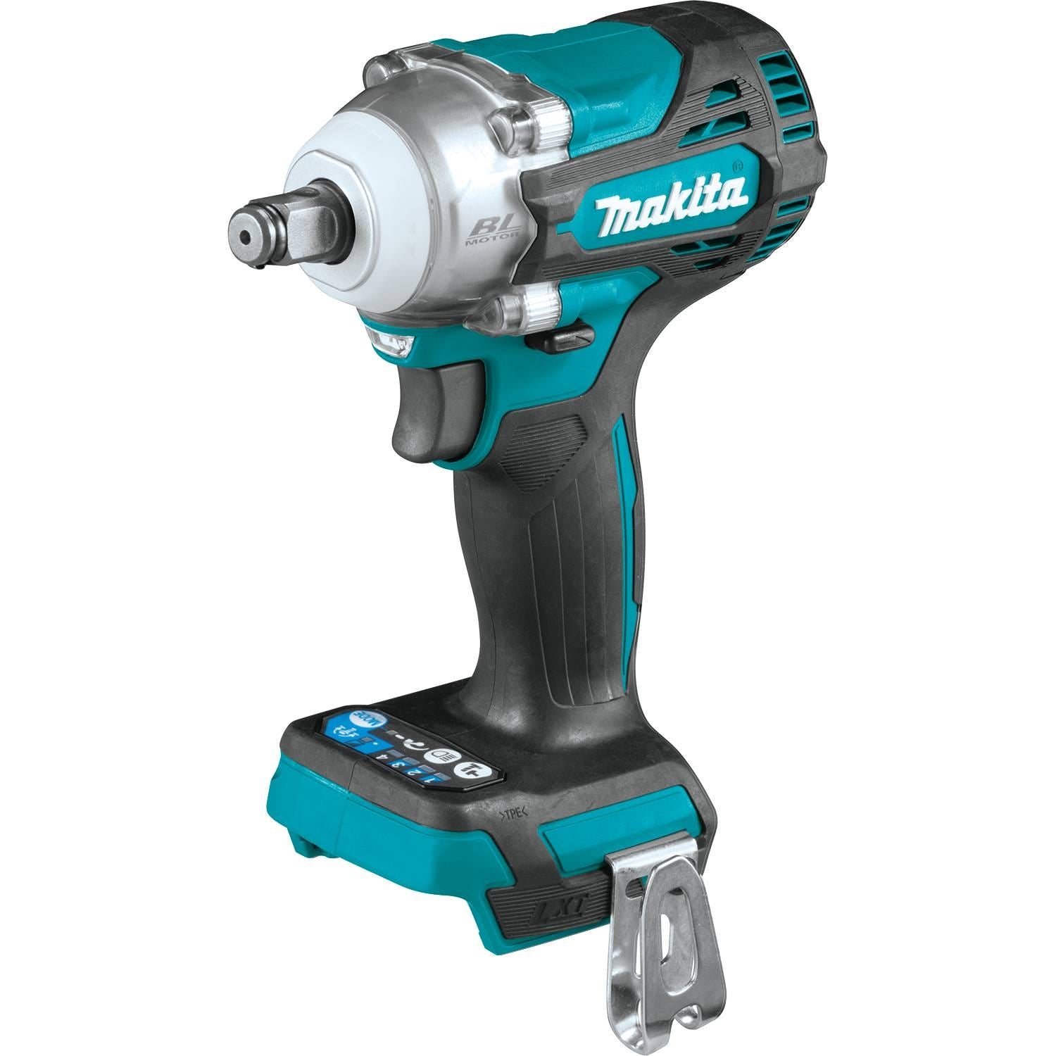 Makita XWT14Z 18V LXT Lithium-Ion Brushless Cordless 4-Speed 1/2" Sq. Drive Impact Wrench w/ Friction Ring Anvil, Tool Only
