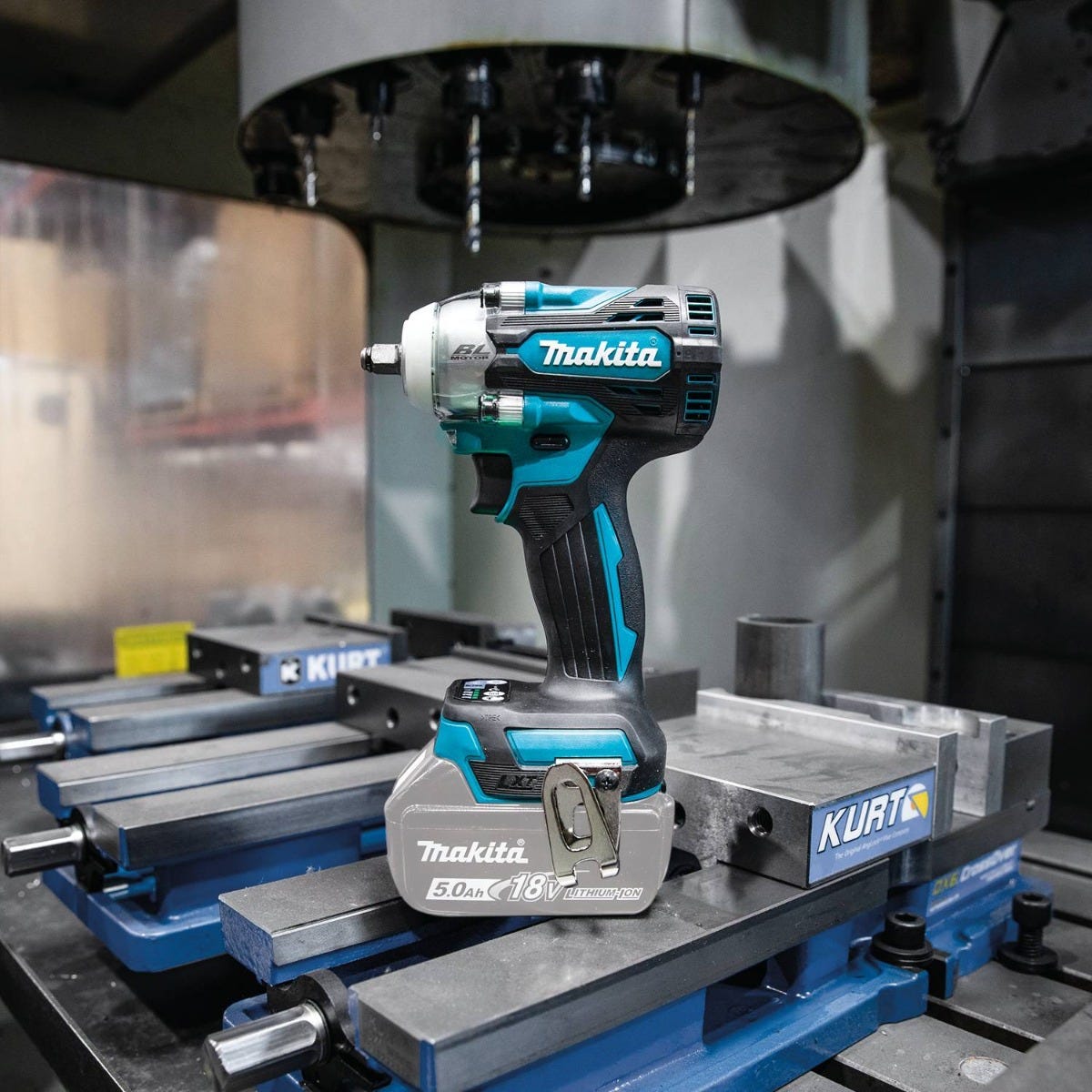 Makita XWT16Z 18V LXT Lithium-Ion Brushless Cordless 4-Speed 3/8" Sq. Drive Impact Wrench w/ Friction Ring Anvil, Tool Only