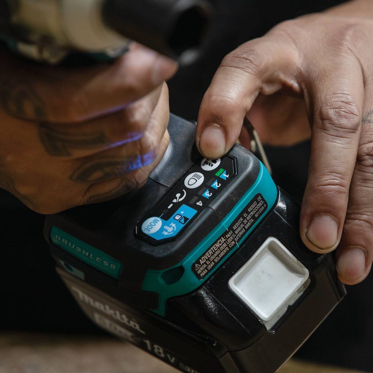 Makita XWT16Z 18V LXT Lithium-Ion Brushless Cordless 4-Speed 3/8" Sq. Drive Impact Wrench w/ Friction Ring Anvil, Tool Only
